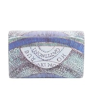 GATTINONI PLANETARIUM Portefeuille moyen &agrave; rabat aigue-marine/bleu marine fonc&eacute; - Portefeuilles Femme - 3