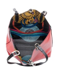 GATTINONI PLANETARIUM Sac cabas r&eacute;versible cerise - Sacs pour Femme - 4