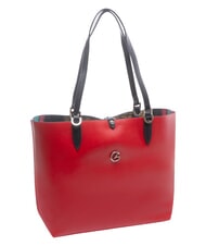 GATTINONI PLANETARIUM Sac cabas r&eacute;versible cerise - Sacs pour Femme - 6