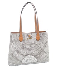 GATTINONI PLANETARIUM Sac &agrave; bandouli&egrave;re encre s&eacute;pia/beige clair - Sacs pour Femme - 2