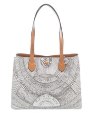 GATTINONI PLANETARIUM Sac &agrave; bandouli&egrave;re encre s&eacute;pia/beige clair - Sacs pour Femme - 4