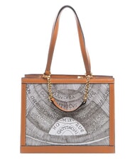 GATTINONI PLANETARIUM Sac bandouli&egrave;re / sac &agrave; main encre s&eacute;pia/beige clair - Sacs pour Femme - 3