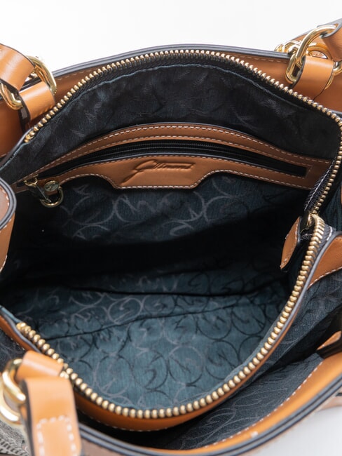 PLANETARIUM Sac bandouli&egrave;re / sac &agrave; main encre s&eacute;pia/beige clair - Sacs pour Femme