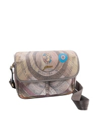GATTINONI PLANETARIUM sac bandouli&egrave;re aquarelle sauvage/ taupe fonc&eacute; - Sacs pour Femme - 2