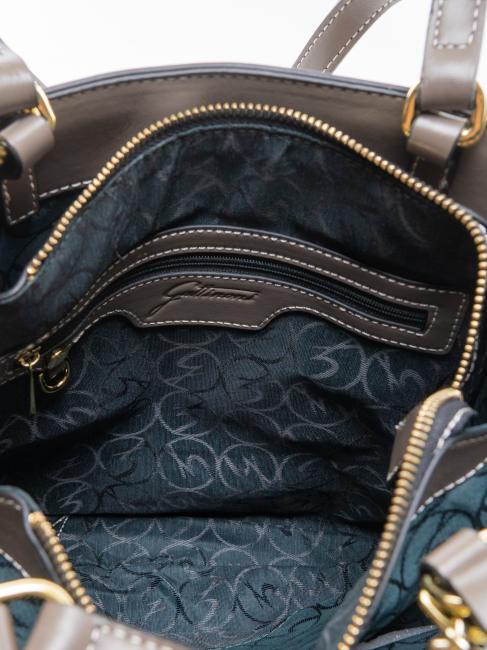 PLANETARIUM Sac bandouli&egrave;re / sac &agrave; main aquarelle sauvage/ taupe fonc&eacute; - Sacs pour Femme