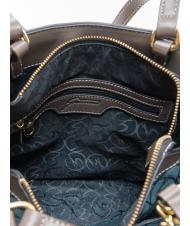 GATTINONI PLANETARIUM Sac bandouli&egrave;re / sac &agrave; main aquarelle sauvage/ taupe fonc&eacute; - Sacs pour Femme - 5