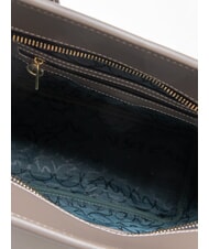 GATTINONI PLANETARIUM Sac &agrave; main avec bandouli&egrave;re aquarelle sauvage/ taupe fonc&eacute; - Sacs pour Femme - 5