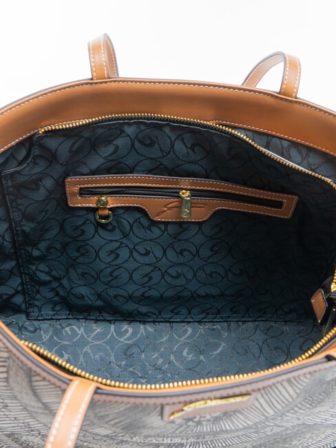 PLANETARIUM M&eacute;dias destin&eacute;s aux consommateurs encre s&eacute;pia/beige clair - Sacs pour Femme
