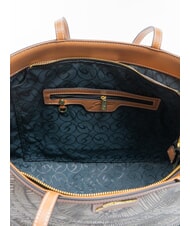 GATTINONI PLANETARIUM M&eacute;dias destin&eacute;s aux consommateurs encre s&eacute;pia/beige clair - Sacs pour Femme - 5