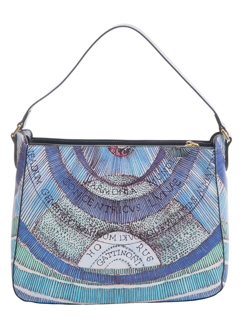 PLANETARIUM sac bandouli&egrave;re aigue-marine/bleu marine fonc&eacute; - Sacs pour Femme