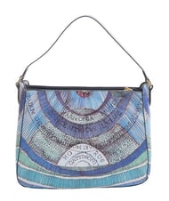 GATTINONI PLANETARIUM sac bandouli&egrave;re aigue-marine/bleu marine fonc&eacute; - Sacs pour Femme - 4