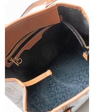 GATTINONI PLANETARIUM Sac de courses moyen encre s&eacute;pia/beige clair - Sacs pour Femme - 4