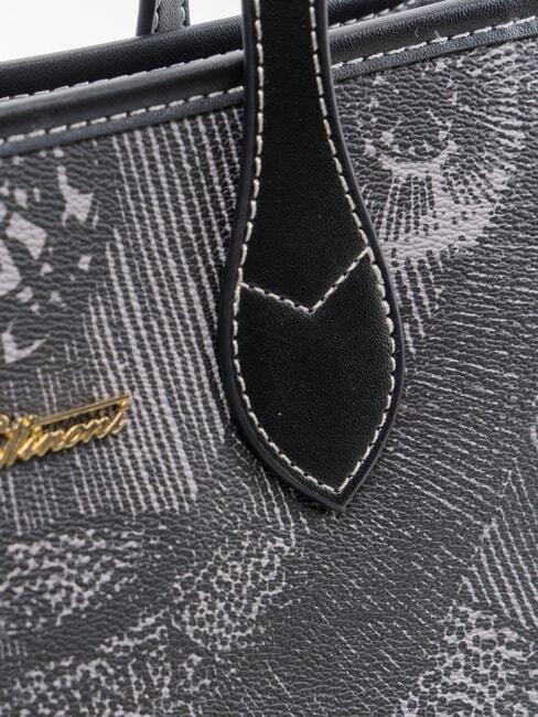 PLANETARIUM Sac &agrave; main avec bandouli&egrave;re monochrome gris clair/noir - Sacs pour Femme