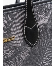 GATTINONI PLANETARIUM Sac &agrave; main avec bandouli&egrave;re monochrome gris clair/noir - Sacs pour Femme - 3