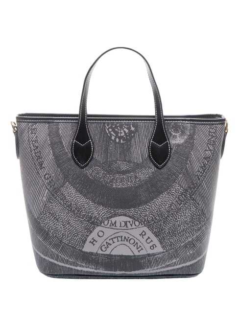 PLANETARIUM Sac &agrave; main avec bandouli&egrave;re monochrome gris clair/noir - Sacs pour Femme