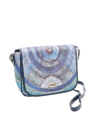 GATTINONI PLANETARIUM Sac bandouli&egrave;re &agrave; rabat aigue-marine/bleu marine fonc&eacute; - Sacs pour Femme - 2