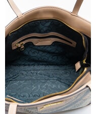 GATTINONI PLANETARIUM Sac &agrave; provisions aquarelle/beige - Sacs pour Femme - 5