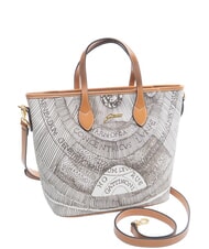 GATTINONI PLANETARIUM Sac &agrave; main avec bandouli&egrave;re encre s&eacute;pia/beige clair - Sacs pour Femme - 2