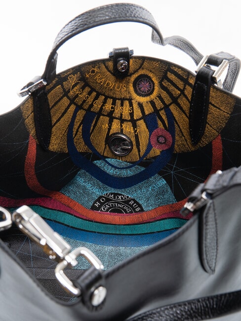 PLANETARIUM Sac bandouli&egrave;re r&eacute;versible NOIR - Sacs pour Femme