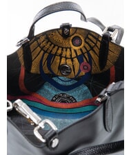 GATTINONI PLANETARIUM Sac bandouli&egrave;re r&eacute;versible NOIR - Sacs pour Femme - 5
