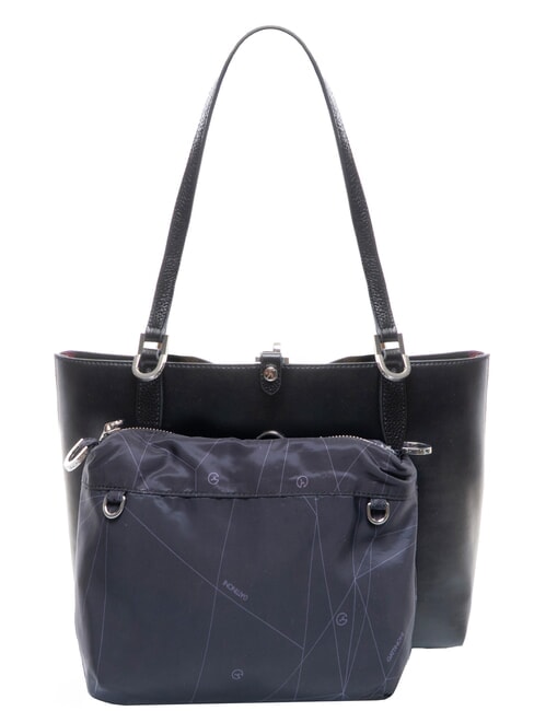PLANETARIUM Sac bandouli&egrave;re r&eacute;versible NOIR - Sacs pour Femme