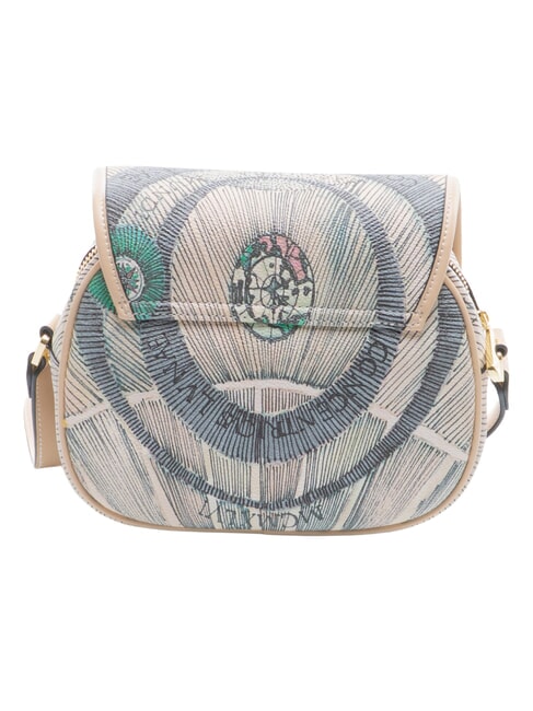 PLANETARIUM Sac &agrave; bandouli&egrave;re aquarelle/beige - Sacs pour Femme