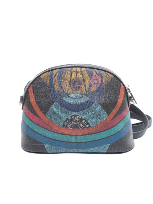 PLANETARIUM Sac &agrave; bandouli&egrave;re plan&egrave;te.impression noire - Sacs pour Femme