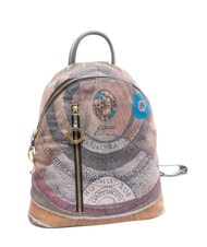 GATTINONI PLANETARIUM Sac &agrave; dos aquarelle sauvage/ taupe fonc&eacute; - Sacs pour Femme - 2