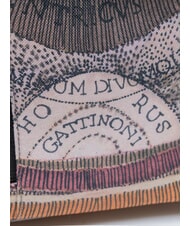 GATTINONI PLANETARIUM Sac &agrave; dos aquarelle sauvage/ taupe fonc&eacute; - Sacs pour Femme - 3