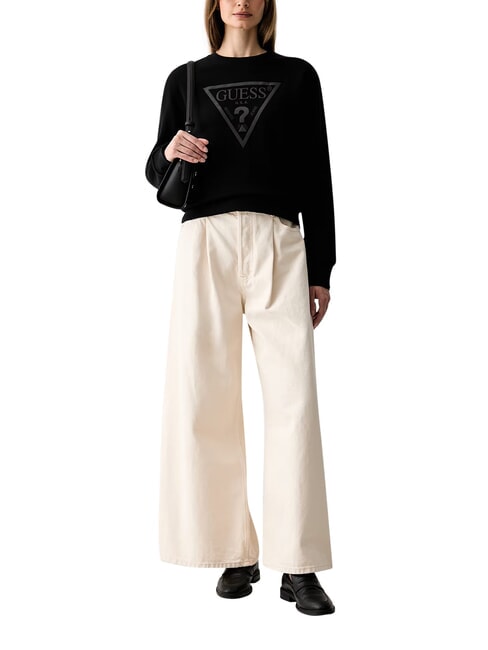 BASIC TRIANGLE Sweat-shirt &agrave; col rond jetbla - Sweat-shirts pour femmes