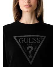 GUESS BASIC TRIANGLE Sweat-shirt &agrave; col rond jetbla - Sweat-shirts pour femmes - 4