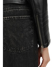 GUESS MARLENE CARIBOU Veste en similicuir, coupe classique jetbla - Vestes pour femmes - 4
