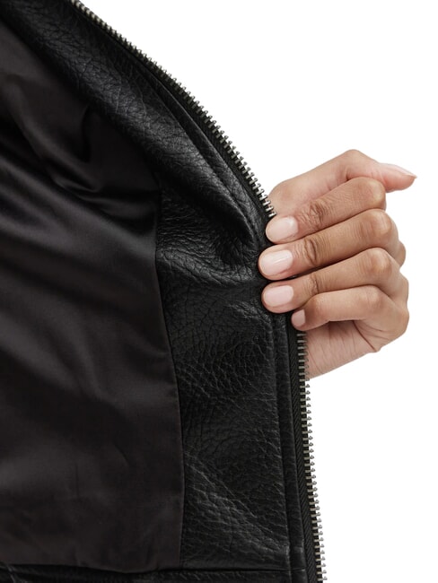 MARLENE CARIBOU Veste en similicuir, coupe classique jetbla - Vestes pour femmes