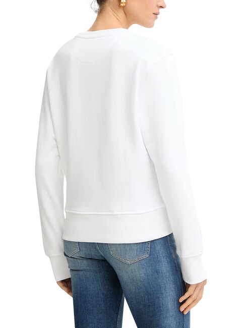 BASIC TRIANGLE Sweat-shirt &agrave; col rond blanc pur - Sweat-shirts pour femmes