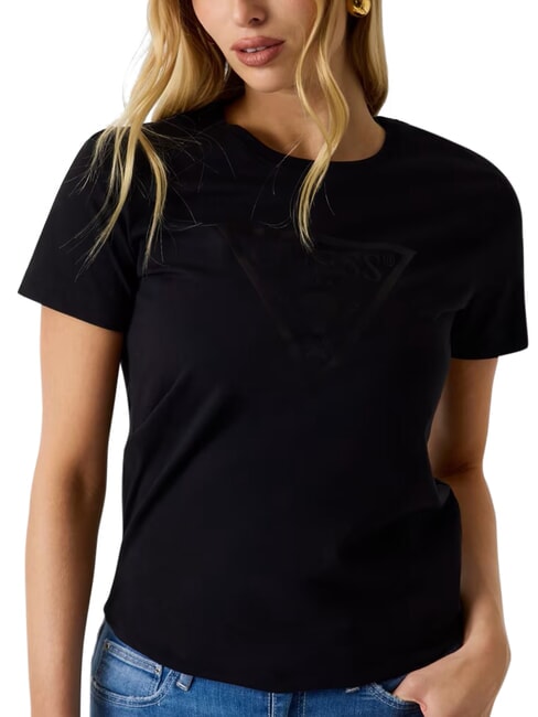 NEW BASIC T-shirt &agrave; manches courtes, pur coton jetbla - T-shirt