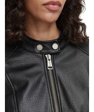GUESS MARLENE CARIBOU Veste en similicuir, coupe classique jetbla - Vestes pour femmes - 5