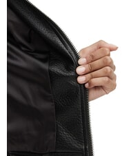 GUESS MARLENE CARIBOU Veste en similicuir, coupe classique jetbla - Vestes pour femmes - 7
