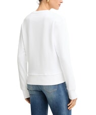 GUESS BASIC TRIANGLE Sweat-shirt &agrave; col rond blanc pur - Sweat-shirts pour femmes - 2