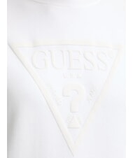 GUESS BASIC TRIANGLE Sweat-shirt &agrave; col rond blanc pur - Sweat-shirts pour femmes - 5