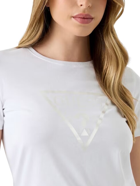 NEW BASIC T-shirt &agrave; manches courtes, pur coton blanc pur - T-shirt