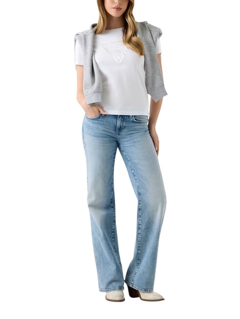 NEW BASIC T-shirt &agrave; manches courtes, pur coton blanc pur - T-shirt