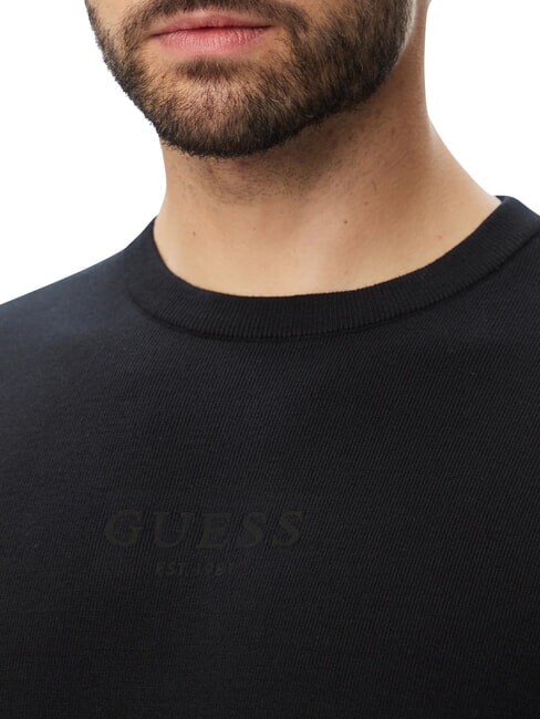 MASON PRINTED pull &agrave; col rond jetbla - Pulls pour hommes