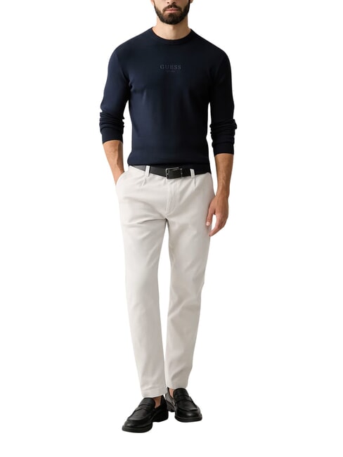 MASON PRINTED pull &agrave; col rond smartblue - Pulls pour hommes