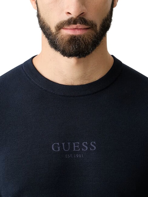 MASON PRINTED pull &agrave; col rond smartblue - Pulls pour hommes