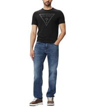 GUESS CORE T-shirt &agrave; manches courtes, pur coton jetbla - T-shirt - 3