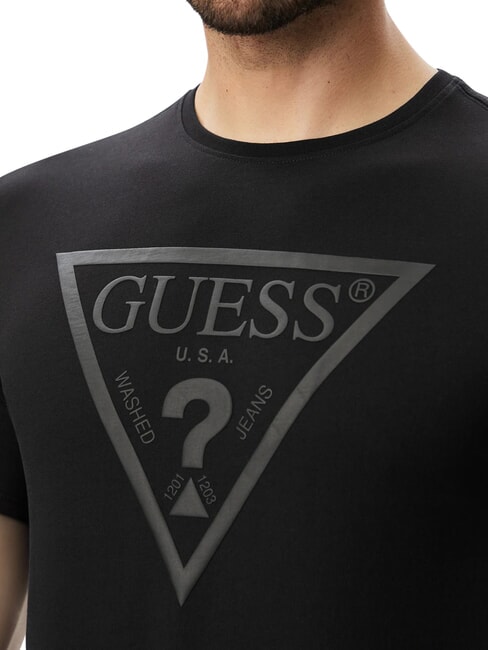 CORE T-shirt &agrave; manches courtes, pur coton jetbla - T-shirt