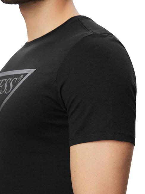 CORE T-shirt &agrave; manches courtes, pur coton jetbla - T-shirt