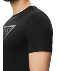 GUESS CORE T-shirt &agrave; manches courtes, pur coton jetbla - T-shirt - 5