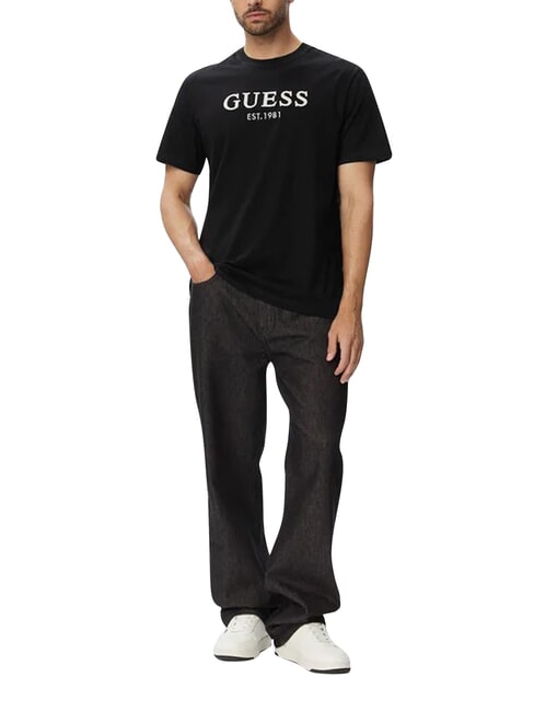 LOGO T-shirt &agrave; manches courtes, pur coton jetbla - T-shirt