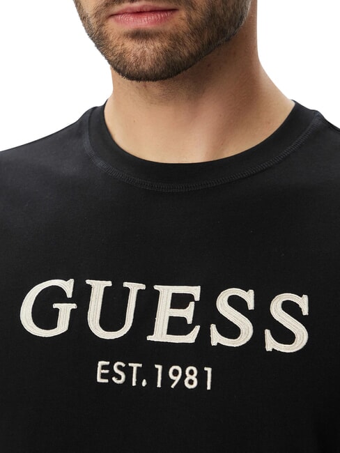 LOGO T-shirt &agrave; manches courtes, pur coton jetbla - T-shirt